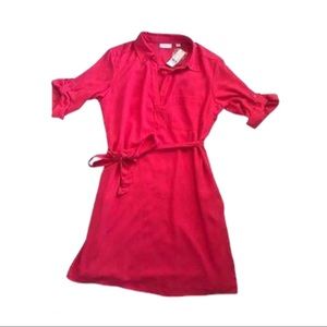 New York & Co | Pink Belted Dress